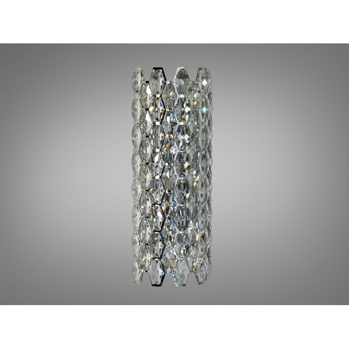 Настінний світильник Diasha 9136B420 срібний кришталь