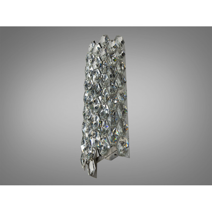 Настінний світильник Diasha 9136B420 срібний кришталь