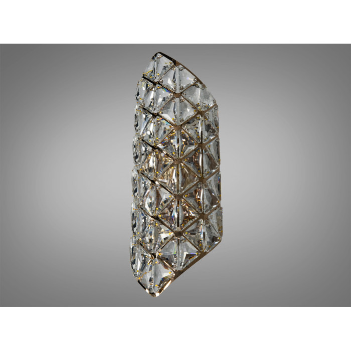 Настінний світильник бра класичний золото кришталь на дві лампи