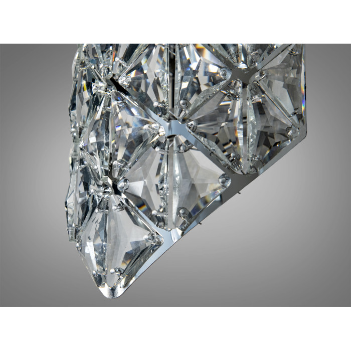 Кришталеве бра Diasha 9130B420CH хром під дві лампи