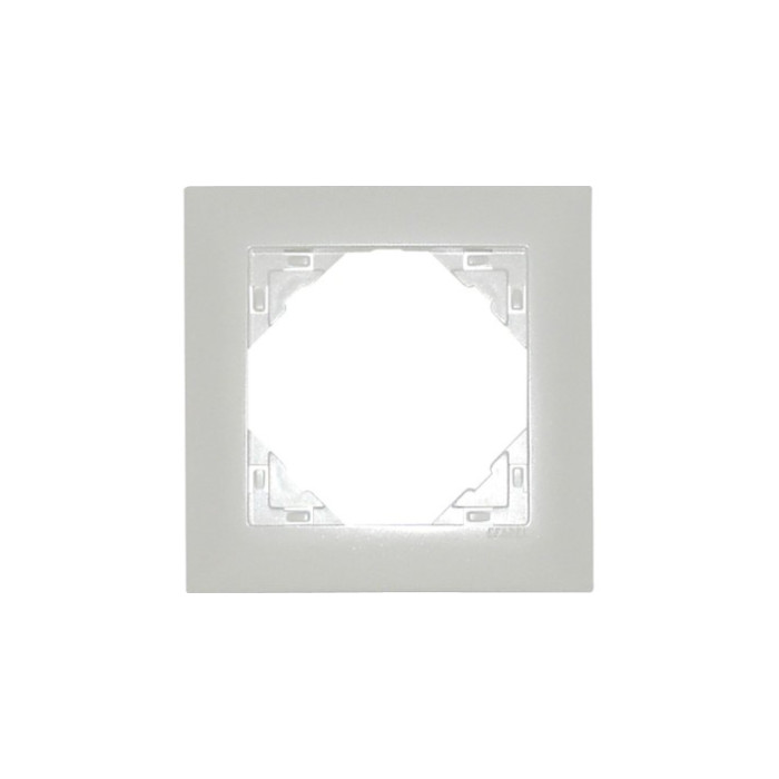 Рамка одинарна універсальна LOGUS металік крижаний, 90910 TGE