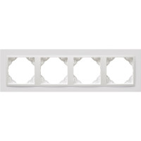 Рамка 4-кратна ANIMATO білосніжна, 90940 TBB