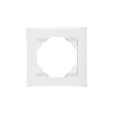 Рамка одинарна універсальна LOGUS білосніжна, 90910 TBR