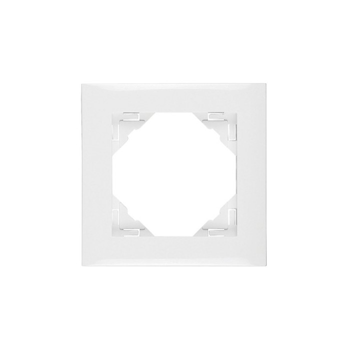 Рамка одинарна універсальна LOGUS білосніжна, 90910 TBR