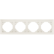 Рамка 4-кратна універсальна LOGUS металік крижаний, 90940 TGE