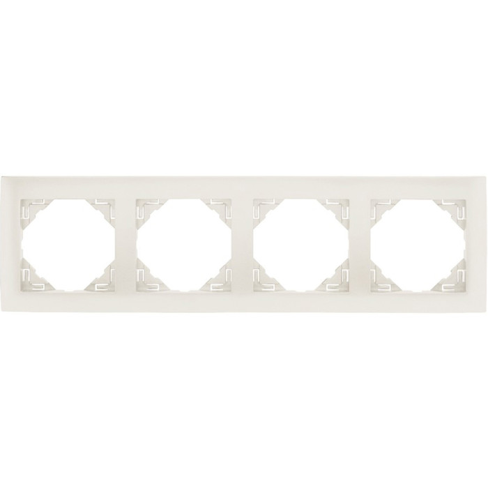 Рамка 4-кратна універсальна LOGUS металік крижаний, 90940 TGE