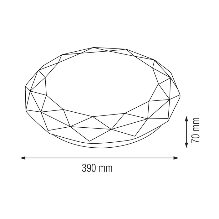 Світлодіодний світильник потолочний EPSILON-36
