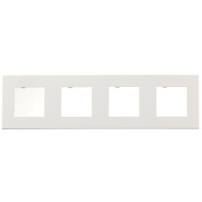Рамка чотиримісна EFAPEL QUADRO білий глянцевий, 45940 TBR