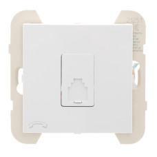 Розетка телефонна LOGUS RJ11 білосніжний	 21251 TBR