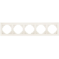 Рамка 5-кратна універсальна LOGUS металік крижаний, 90950 TGE