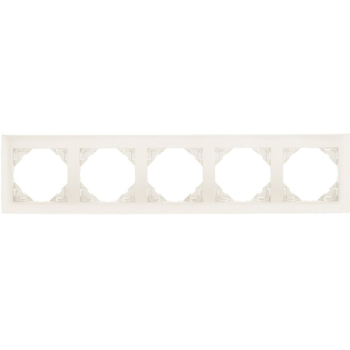 Рамка 5-кратна універсальна LOGUS металік крижаний, 90950 TGE