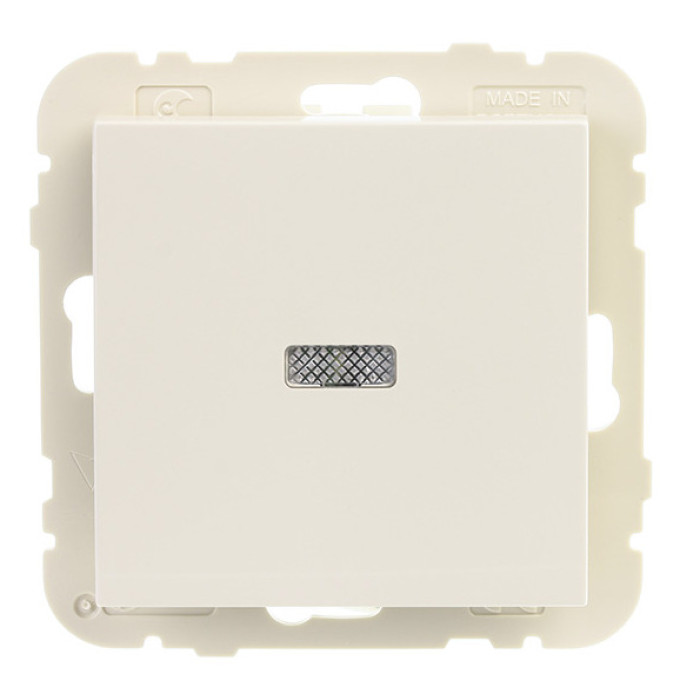 Вимикач 1кл. LOGUS 10АХ, 250V з підсвіткою, слонова кістка 21012 TMF
