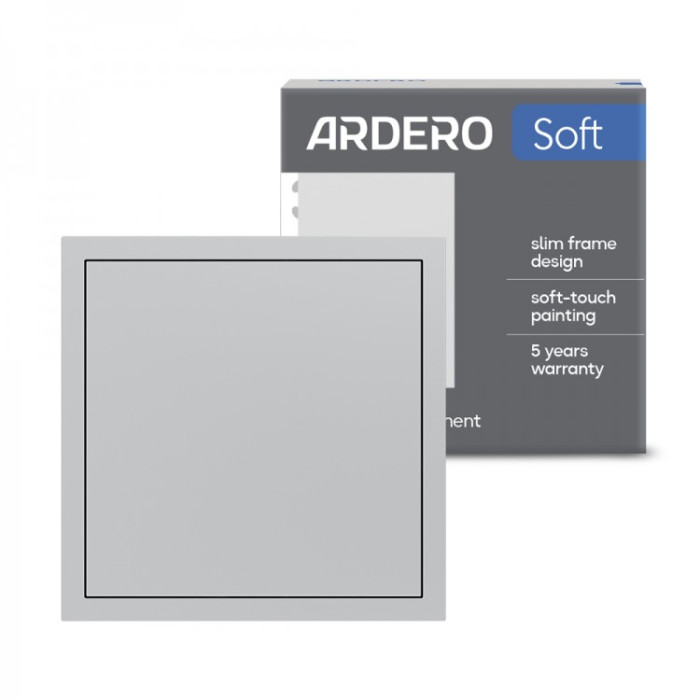 Заглушка Ardero EV111B-S Soft срібна