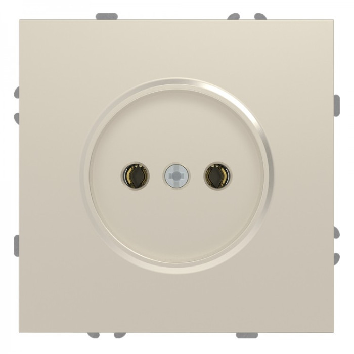 Розетка Ardero ER111-C Soft 16А без заземлення шампань