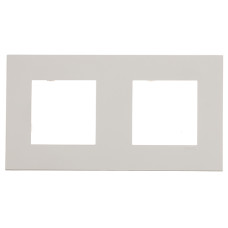 Рамка подвійна EFAPEL QUADRO білий глянцевий, 45920 TBR