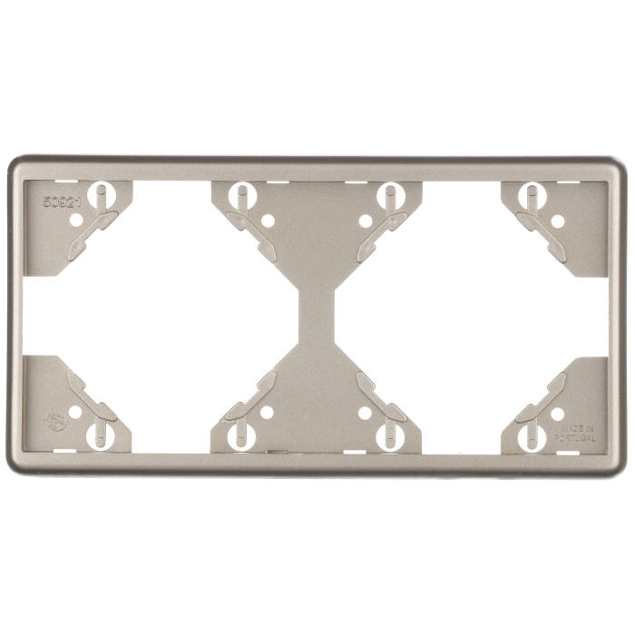 Рамка 2-на горизонтальна Efapel Apolo шампань	 50921 TCH