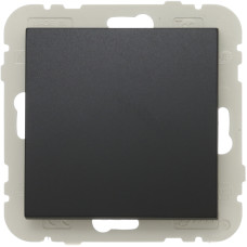 Вимикач 1кл. перехресний LOGUS 10АХ, 250V чорний матовий	 21051 TPM