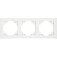 Рамка потрійна універсальна LOGUS білосніжна, 90930 TBR