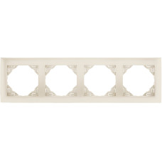 Рамка 4-кратна універсальна LOGUS металік перламутровий, 90940 TPE