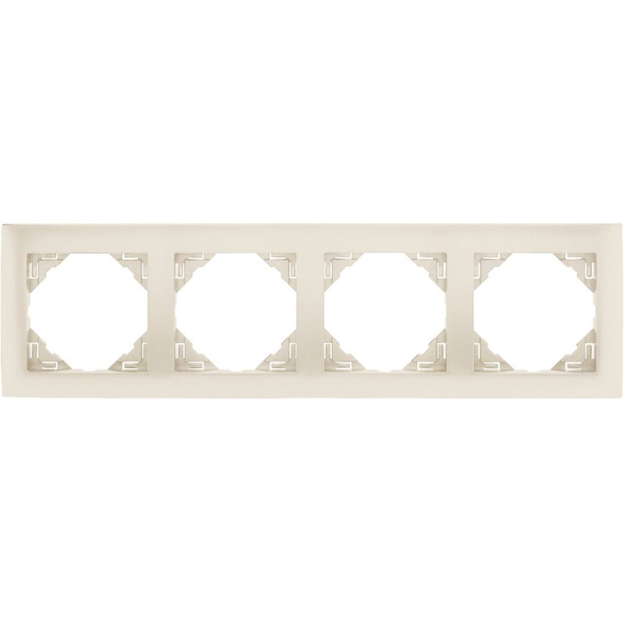 Рамка 4-кратна універсальна LOGUS металік перламутровий, 90940 TPE