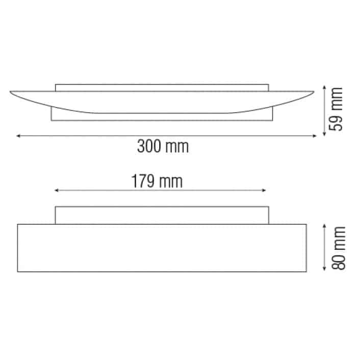 Світлодіодний світильник настінний RODOS-6
