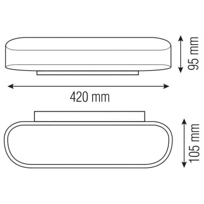 Світлодіодний світильник настінний BELEN-12
