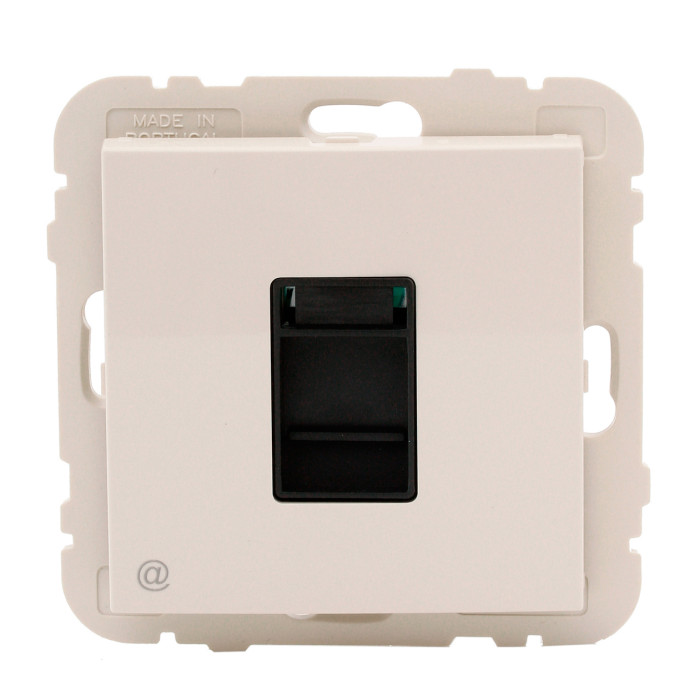 Розетка комп'ютерна LOGUS RJ45 5e слонова кістка	 21453 TMF