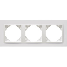 Рамка потрійна ANIMATO білосніжна, 90930 TBB