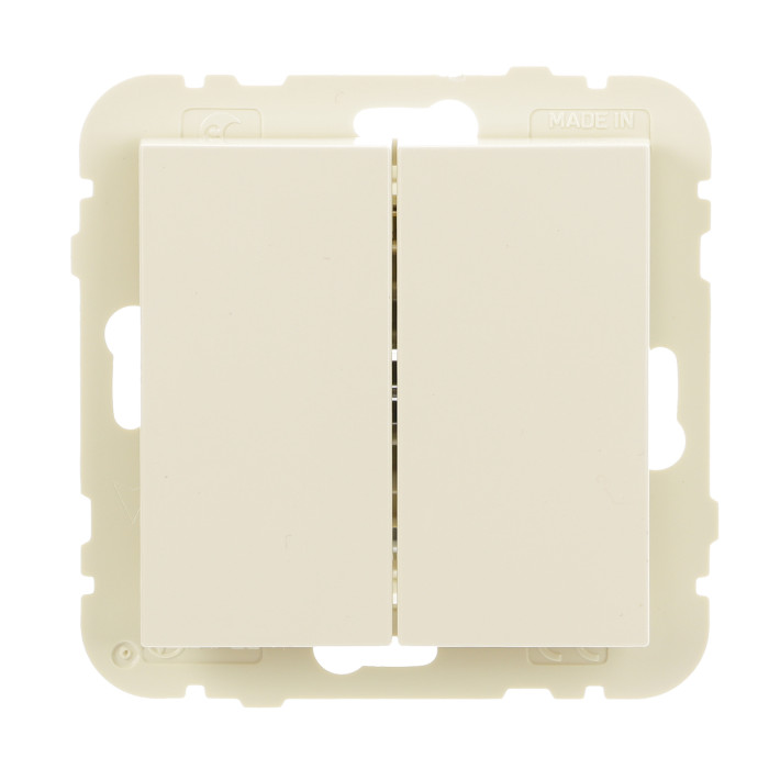 Кнопка дзвінка 2кл. Efapel LOGUS слонова кістка	 21156 TMF