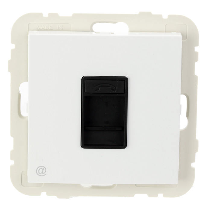 Розетка комп'ютерна LOGUS RJ45 5e білий	 21453 TBR