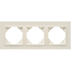 Рамка потрійна ANIMATO   металік перламутровий, 90930 TPP