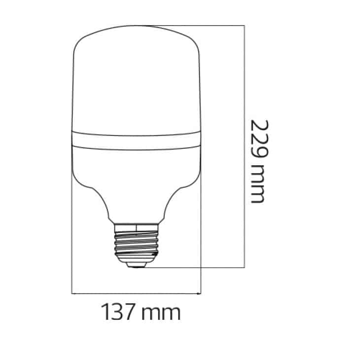 Світлодіодна лампа TORCH NOVO-50 50W E27 6400К