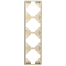 Рамка 4-на вертикальна Efapel Apolo слонова кістка	 50942 TMF