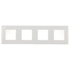 Рамка чотиримісна EFAPEL QUADRO білий матовий, 45940 TBM