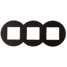 Рамка потрійна EFAPEL QUADRO Siza Vieira чорний матовий, 45931 TPM