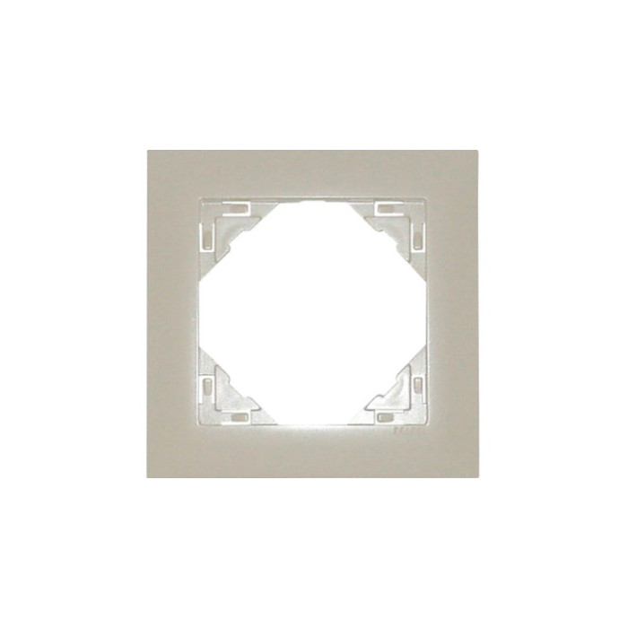 Рамка одинарна універсальна LOGUS металік перламутровий, 90910 TPE