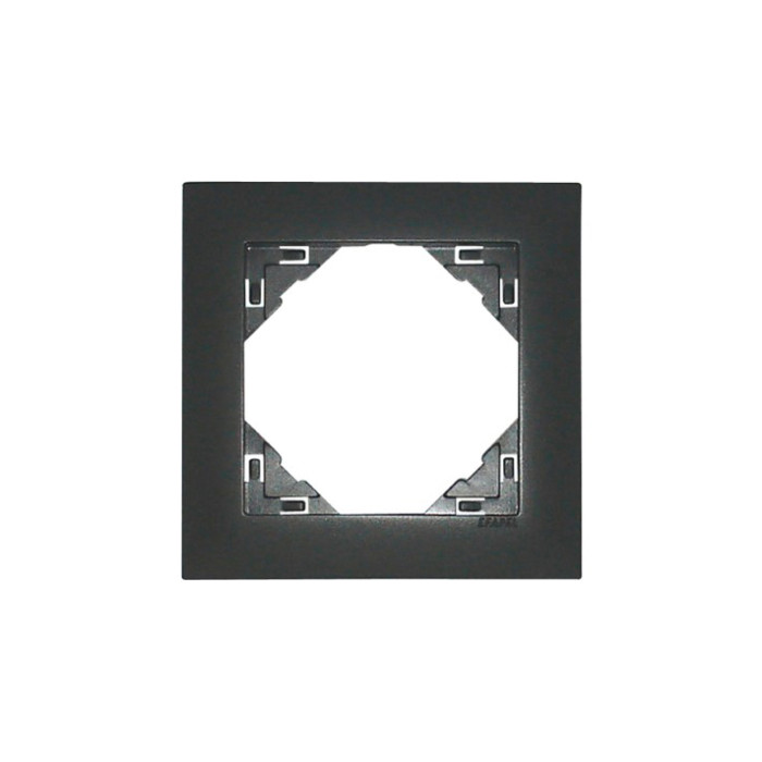 Рамка одинарна універсальна LOGUS металік графіт, 90910 TIS