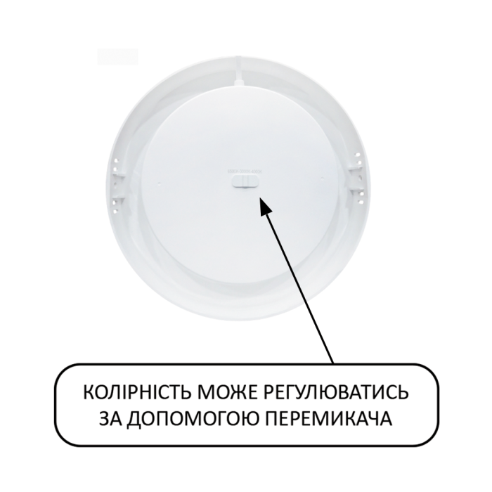 Світлодіодний світильник MILENA-36 3CCT 36W білий