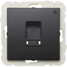 Розетка комп'ютерна LOGUS RJ45 5e чорний матовий	 21453 TPM