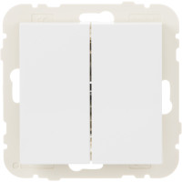 Вимикач 2кл. перехресний LOGUS 10АХ, 250V білий	 21204 TBR