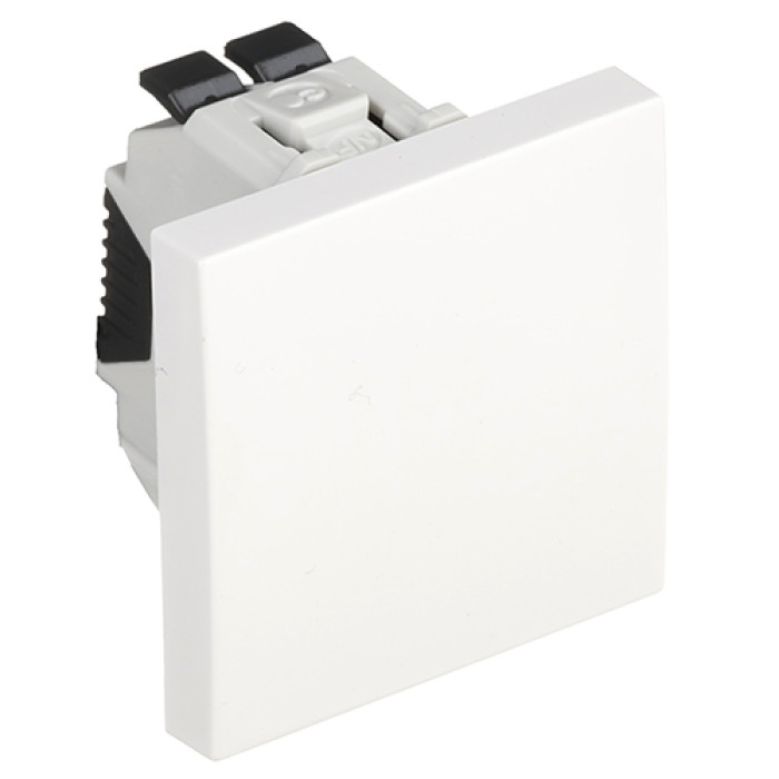 Вимикач одноклавішний EFAPEL QUADRO 2 MOD 10АХ, 250V, білий глянцевий, 45011 SBR