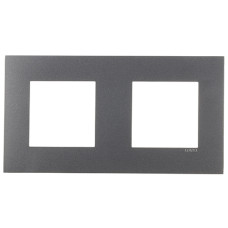 Рамка подвійна EFAPEL QUADRO алюміній, 45920 TAL