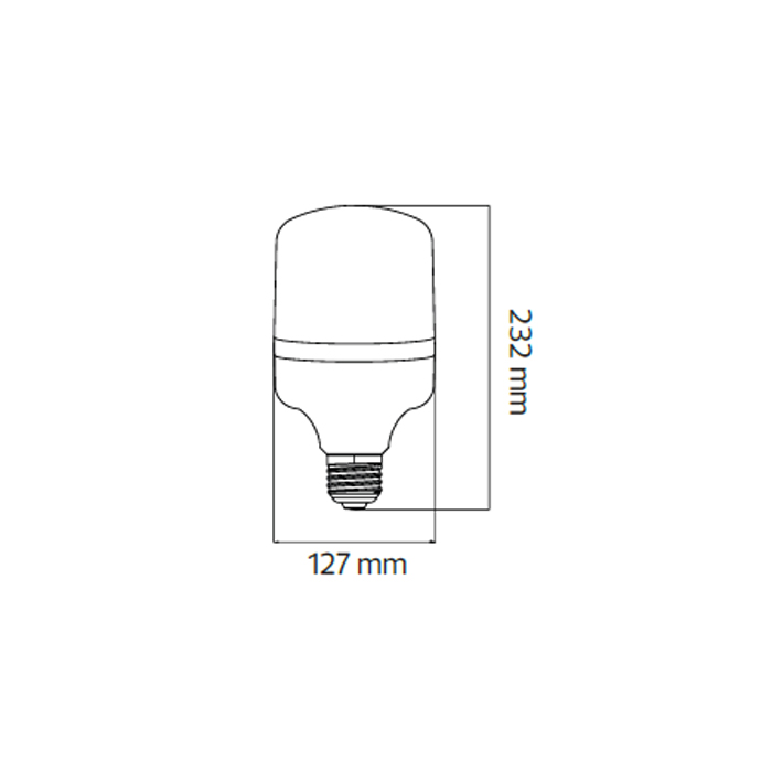 Світлодіодна лампа TORCH-80 80W E27 6400К