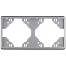 Рамка 2-на горизонтальна Efapel Apolo металік графітовий	 50921 TGR