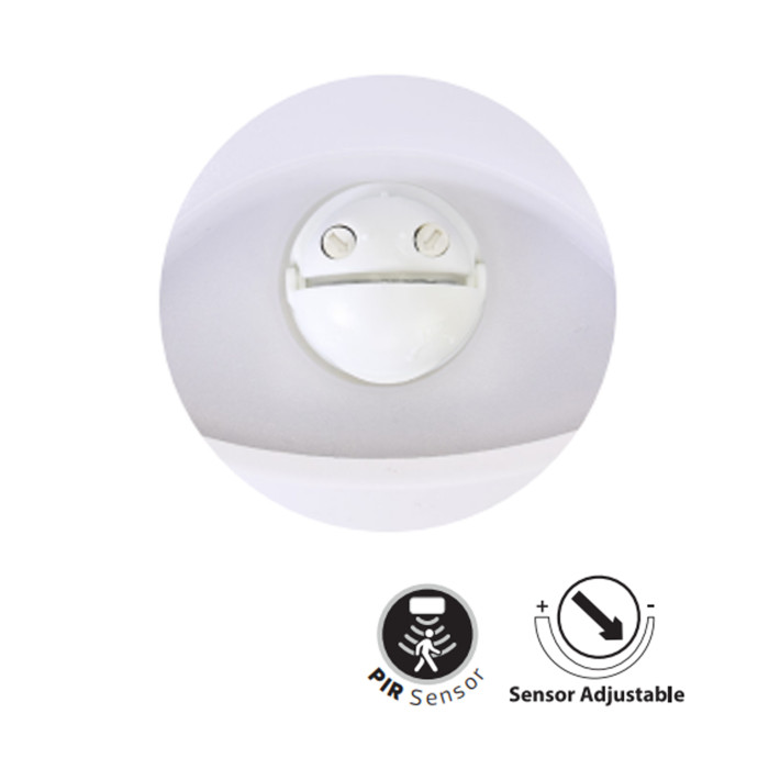 Світлодіодний світильник настінно-стельовий SORENTO з сутінковим датчиком і датчиком руху