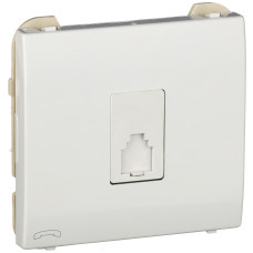 Розетка TF Efapel Apolo RJ11 білий глянцевий 50251 TBR