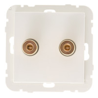 Розетка аудіо LOGUS стерео слонова кістка	 21220 TMF