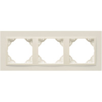 Рамка потрійна ANIMATO слонова кістка, 90930 TMM