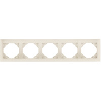 Рамка 5-кратна універсальна LOGUS металік перламутровий, 90950 TPE