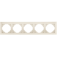 Рамка 5-кратна універсальна LOGUS металік перламутровий, 90950 TPE